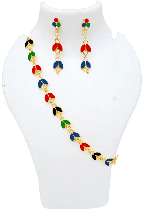 Assamese_Traditional_Multi_Colour_Golpata_Jewellery_Set_For_Women